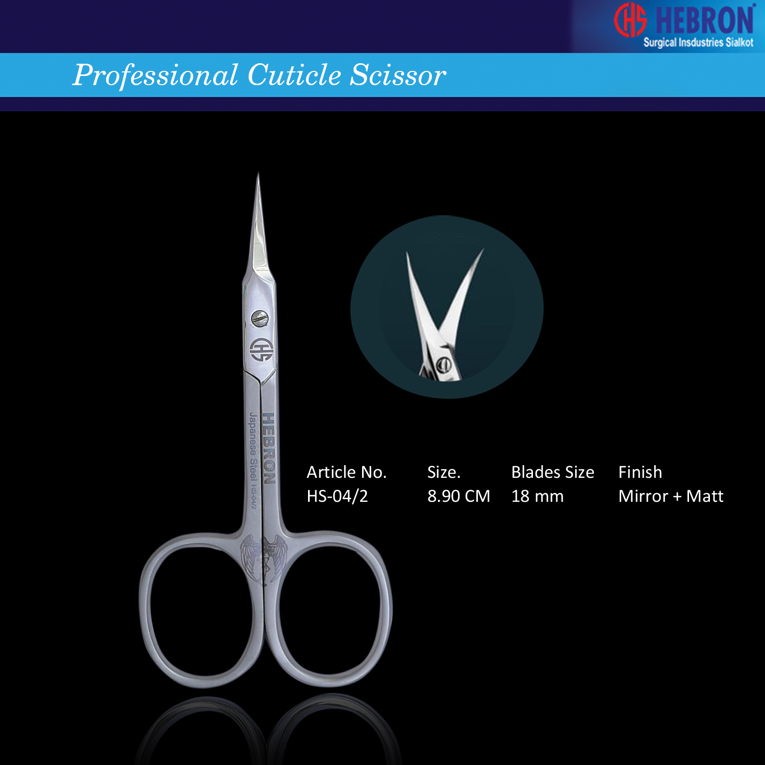 Professional Cuticle Scissor