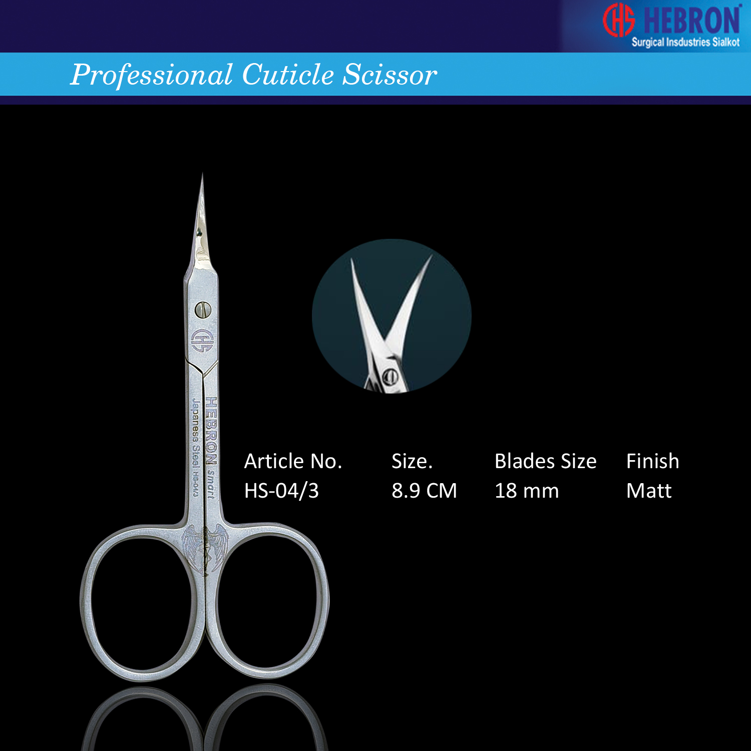 Professional Cuticle Scissors