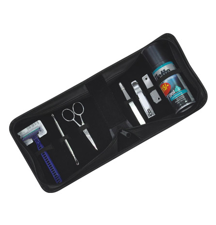 7-Pcs Gentle Men`s Grooming Travel Kit