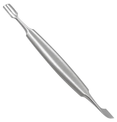 Cuticle pusher double gouge