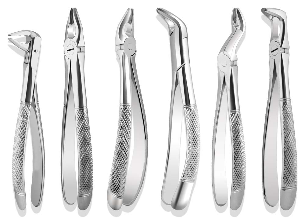 Full Set of 6 Apical Retention Forceps