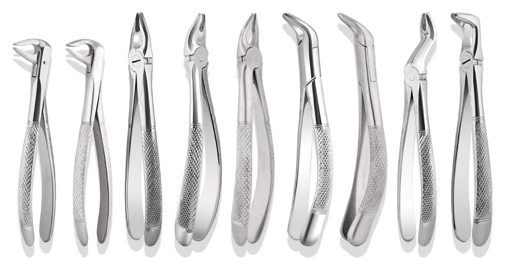 Complete Set of 9 Apical Retention Forceps