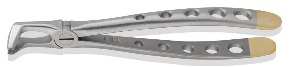 Lower Molar RoBa™ Forceps #2079DI, Diamond Tips