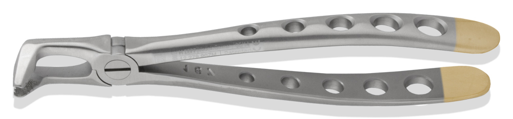 Lower Molar RoBa™ Forceps #2079DI, Diamond Tips