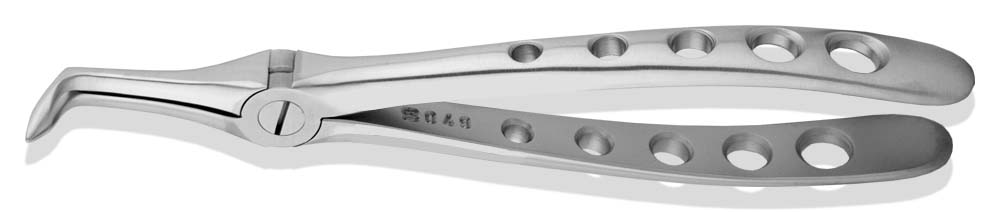 Spade Lower Root Forceps #145E, Serrated, Xcision