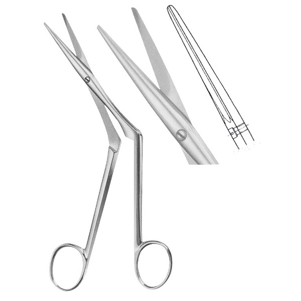 Heymann Turbinectomy Scissors 185mm (7.1/4