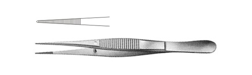 Delicate Dissecting Forceps 115mm (4.1/2