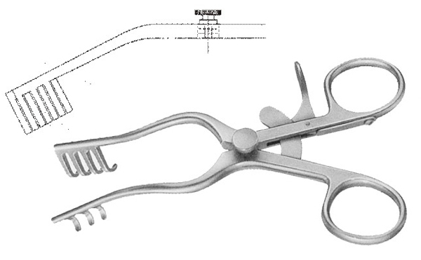 JEFFERSON Self Retaining Retractors 131mm (5.1/2