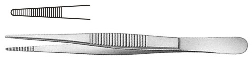 Serrated Dissecting Forceps 115mm (4.1/2