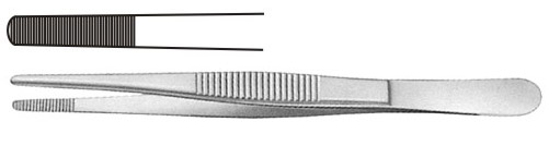 Dissecting Forceps Round Points 130mm (5.1/8