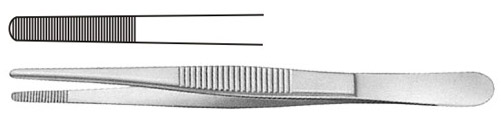 Dissecting Forceps Round Points 160mm (6.1/4